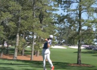 Rory McIlroy stuns Masters crowd after shot from trees ‘falls from golfing heaven’ | Golf | Sport