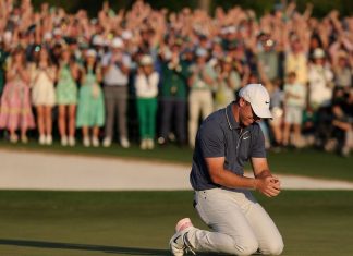 Rory McIlroy chokes back tears in Butler Cabin after winning Masters and career slam | Golf | Sport